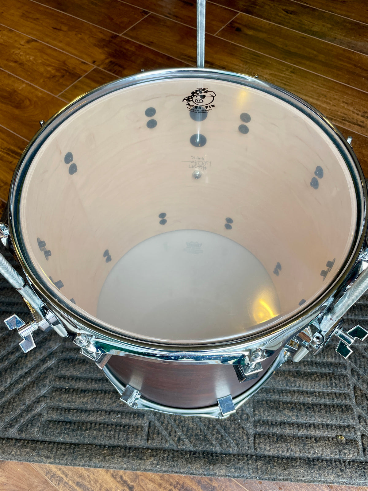Pork Pie Maple Drum Set Dark Walnut Stain 18/12/14