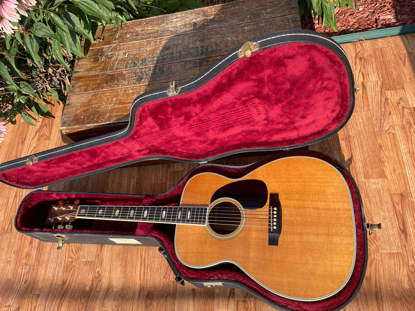 1985 Martin J-40M Jumbo Acoustic Guitar Natural w/ OHSC