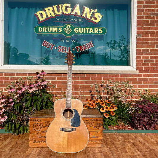 1985 Martin J-40M Jumbo Acoustic Guitar Natural w/ OHSC