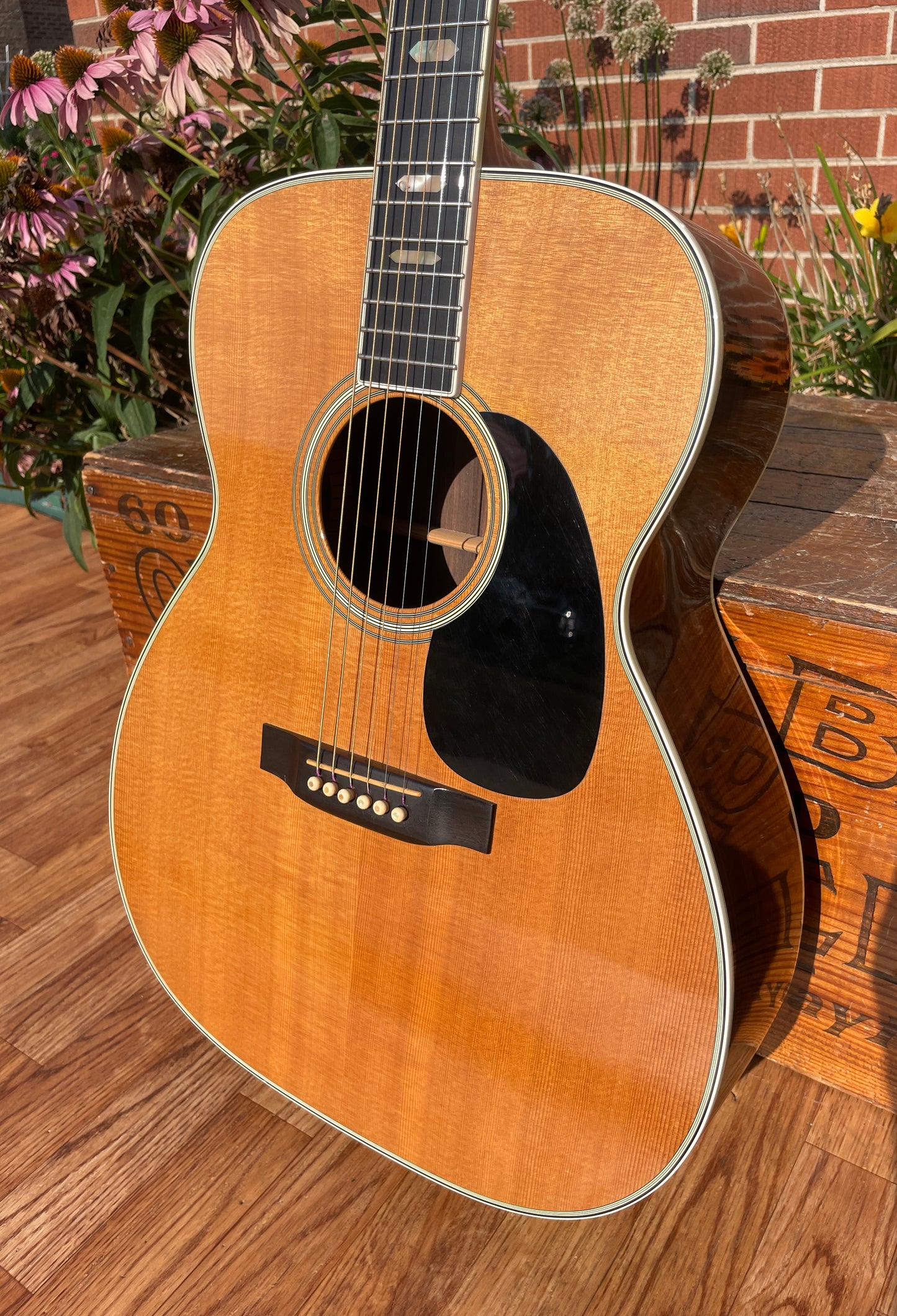 1985 Martin J-40M Jumbo Acoustic Guitar Natural w/ OHSC