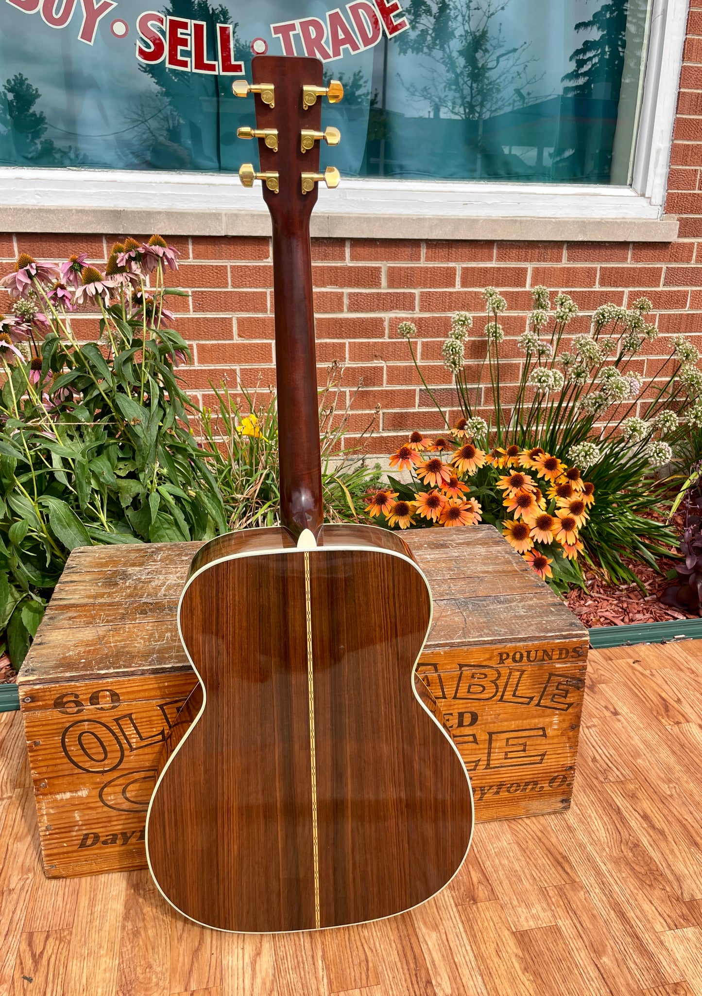 1985 Martin J-40M Jumbo Acoustic Guitar Natural w/ OHSC