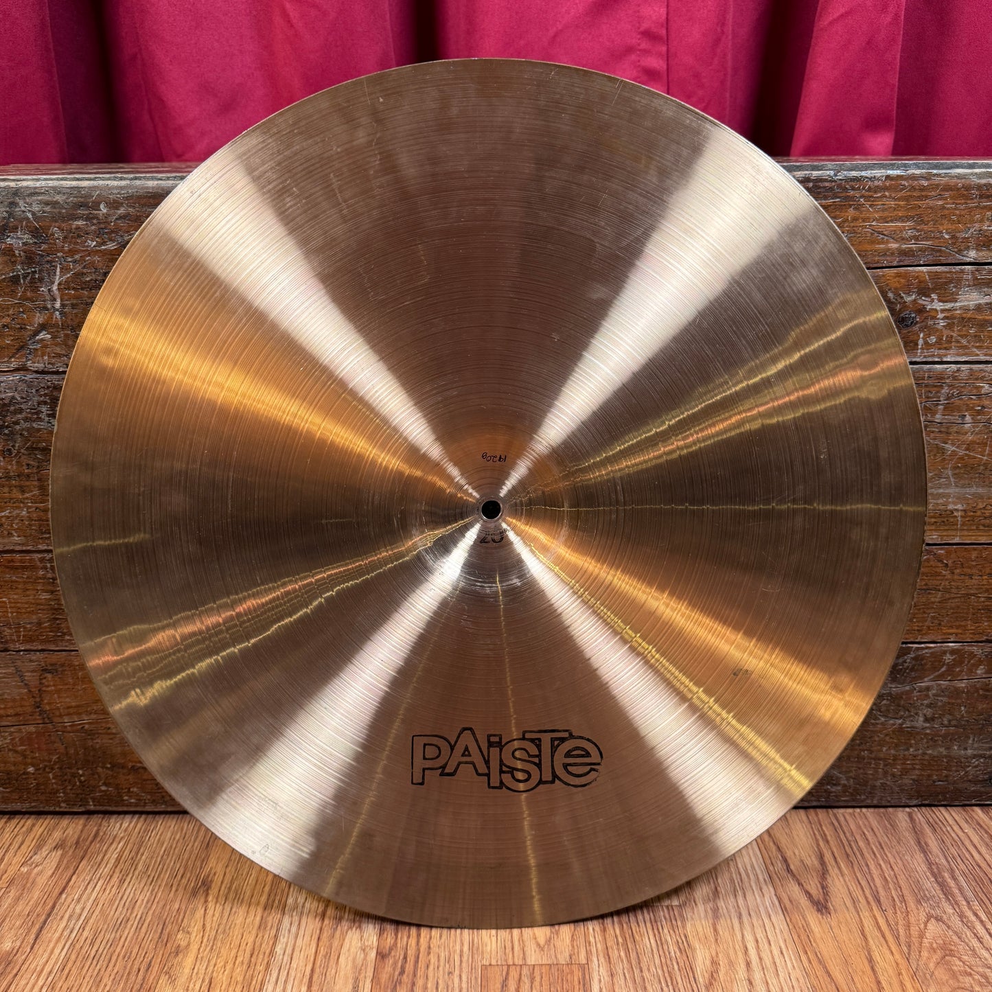 20" Paiste 1980 Black Label 2002 Medium Crash Cymbal 1920g Bonham *Video Demo*