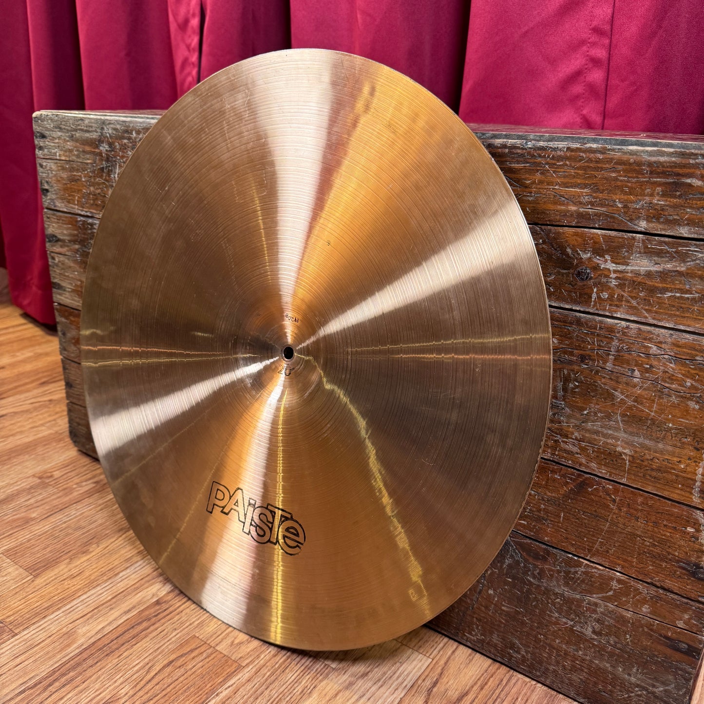 20" Paiste 1980 Black Label 2002 Medium Crash Cymbal 1920g Bonham *Video Demo*