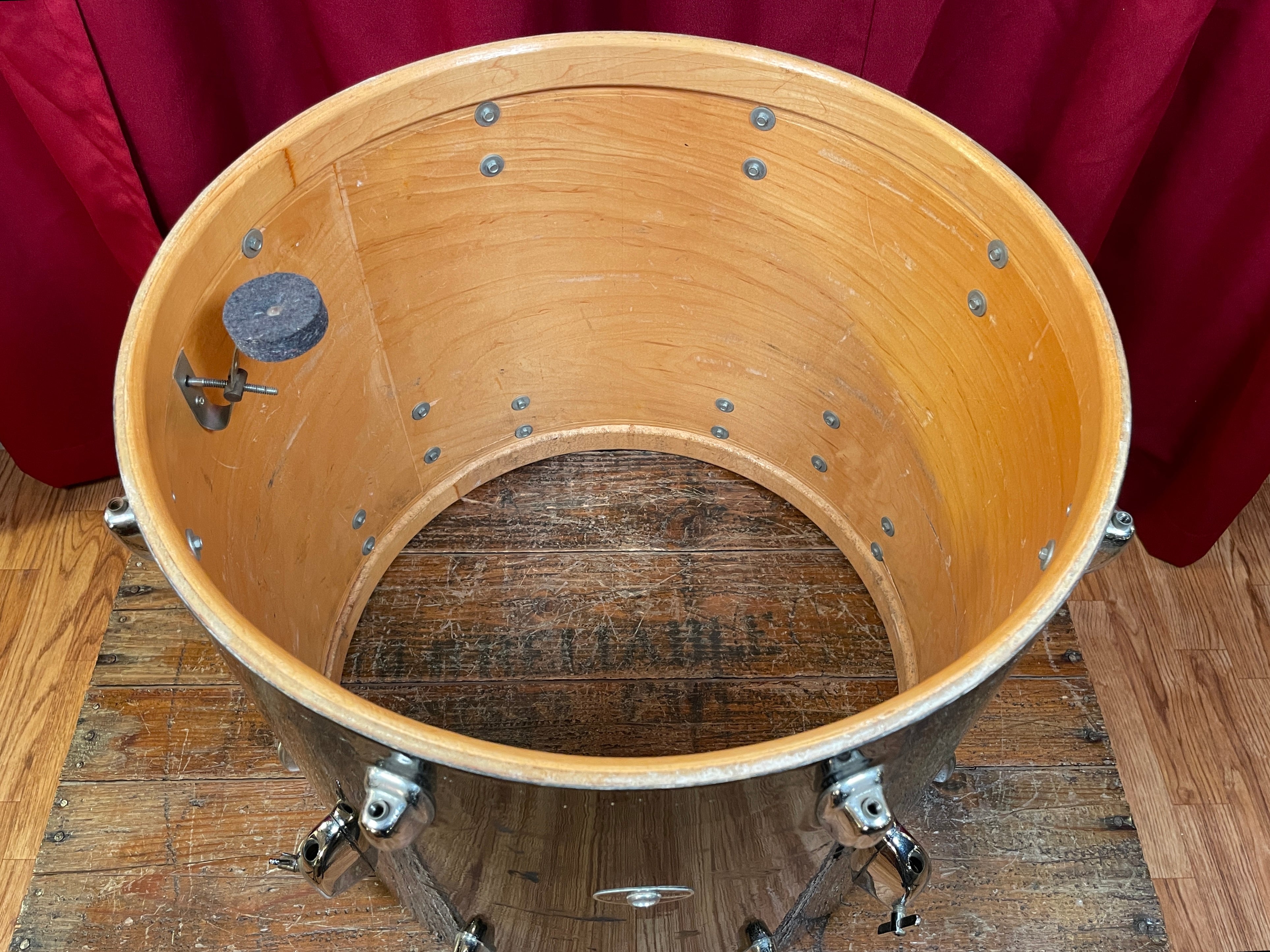 1970s Slingerland 16x18 Floor Tom Drum Black – Drugan's