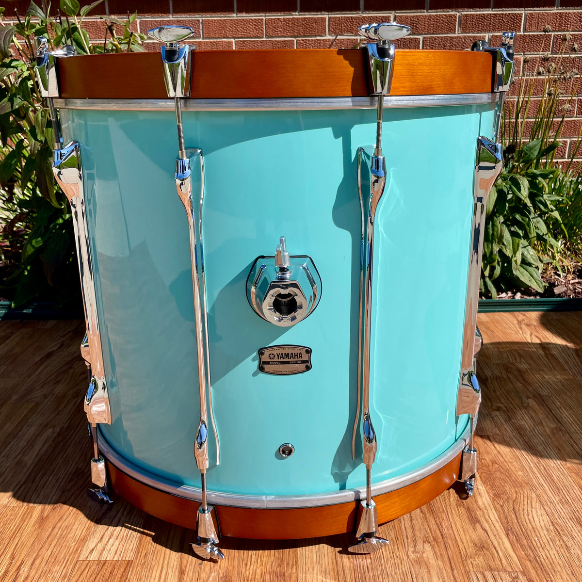 Yamaha Recording Custom 5pc Birch Drum Set Surf Green 22/10/12/14/16 RC2F50J