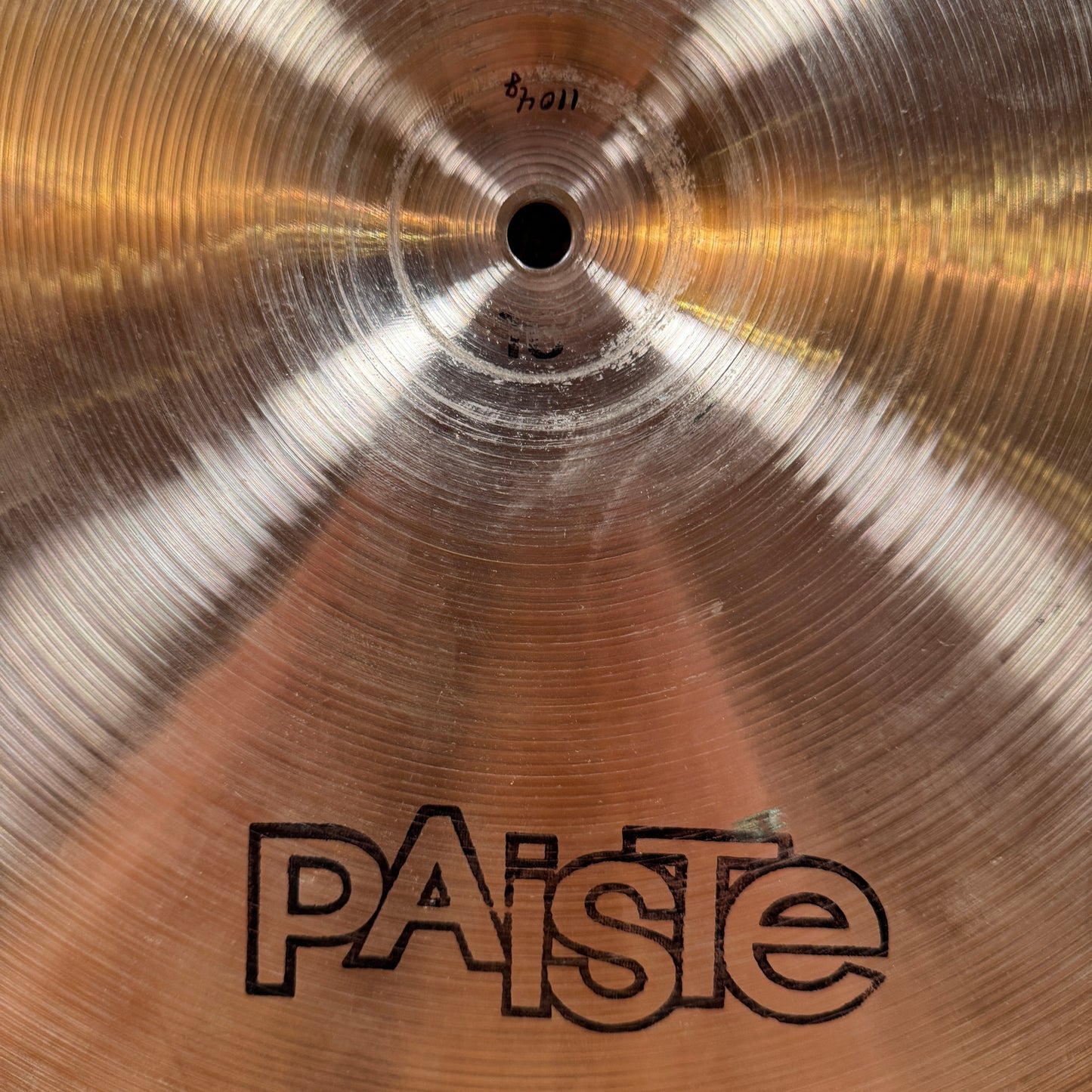 16” Paiste 1980 Black Label 2002 Medium Crash Cymbal 1104g *Video Demo*