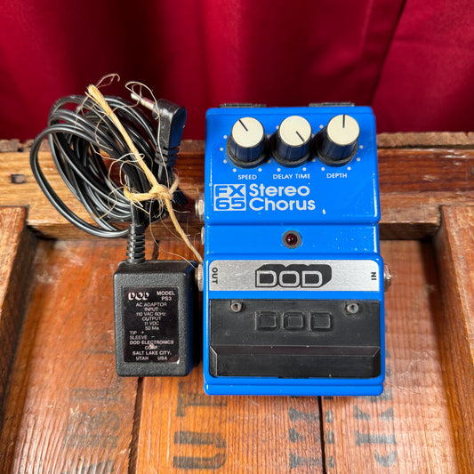DOD FX65 Stereo Chorus Pedal w/ Power Supply