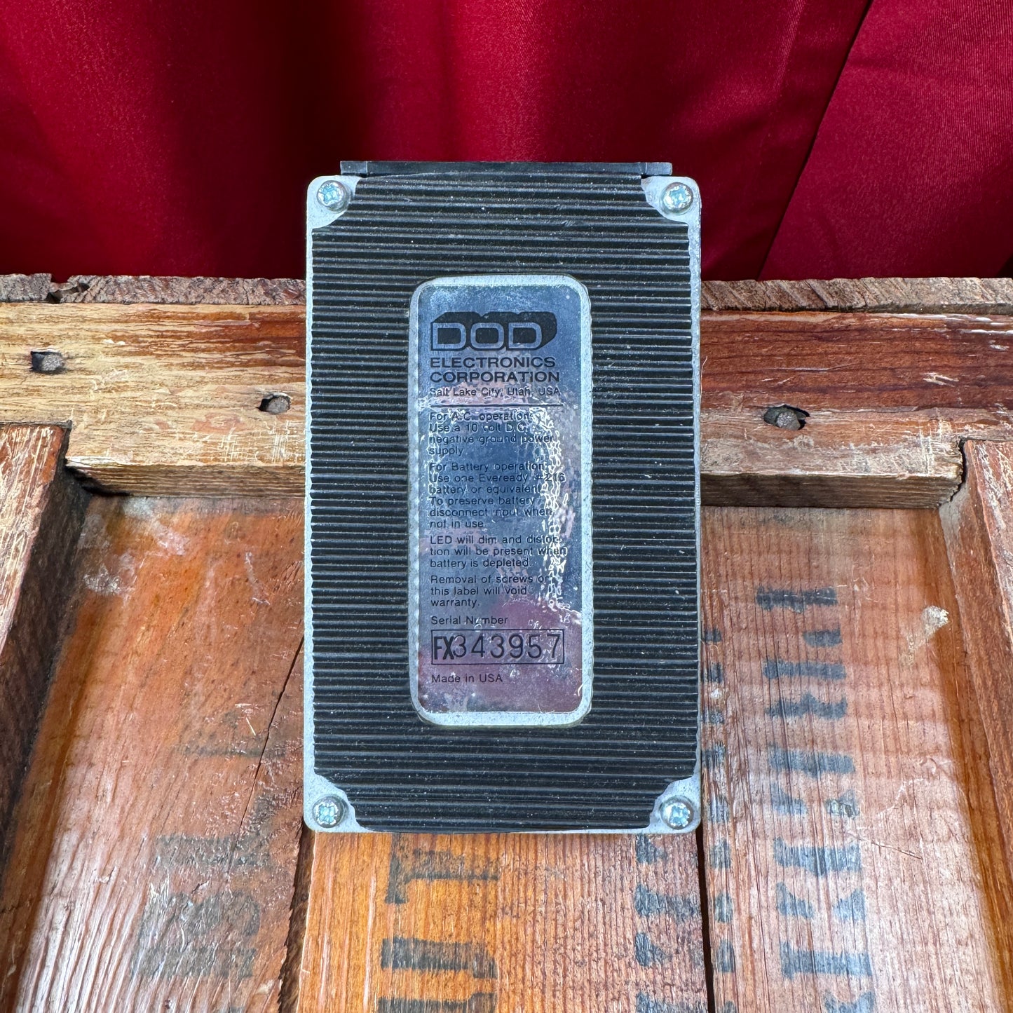 DOD FX65 Stereo Chorus Pedal w/ Power Supply