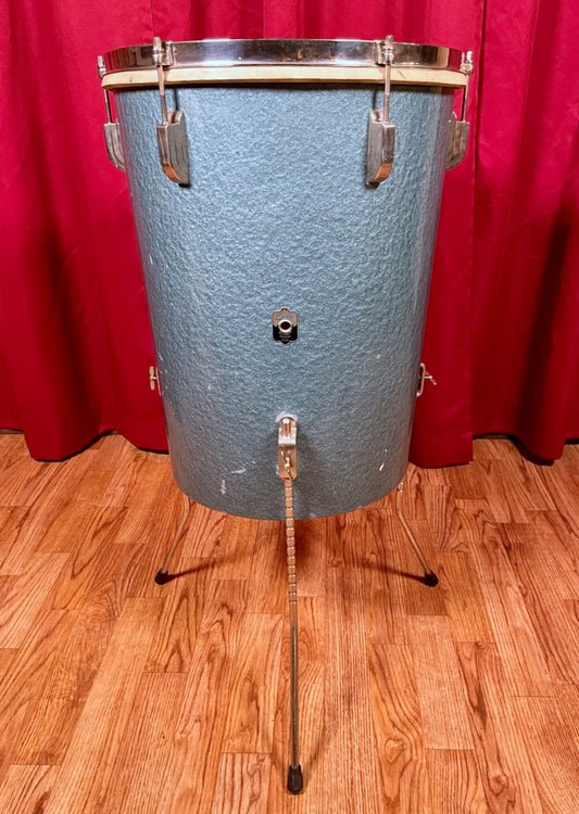 1949 Leedy 14x18 No. 8016 Conga-Tom Drum Antique Blue