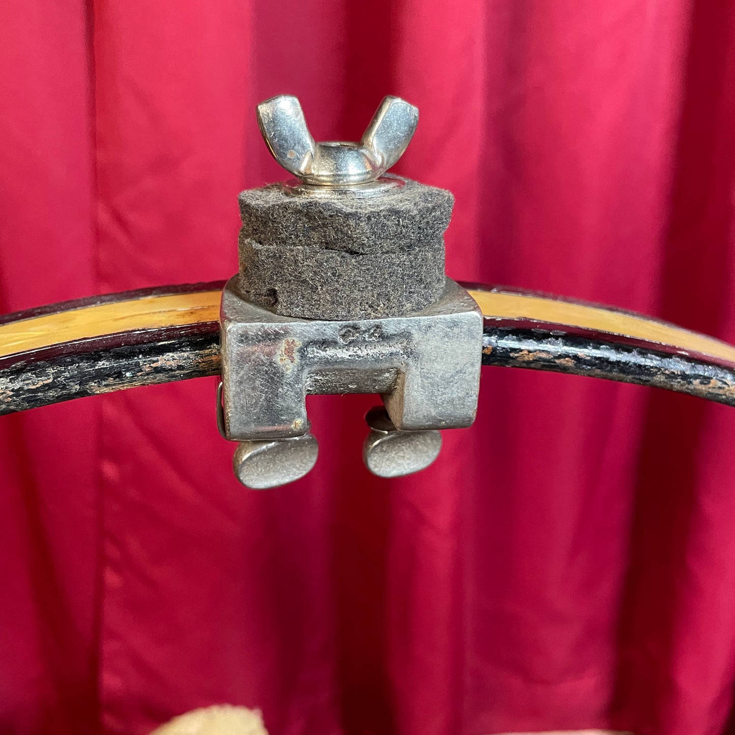 1920s Slingerland Band Cymbal Holder No. 766 Hoop Mount
