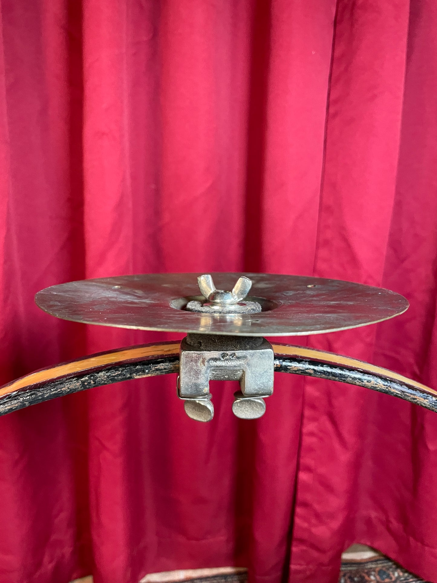 1920s Slingerland Band Cymbal Holder No. 766 Hoop Mount