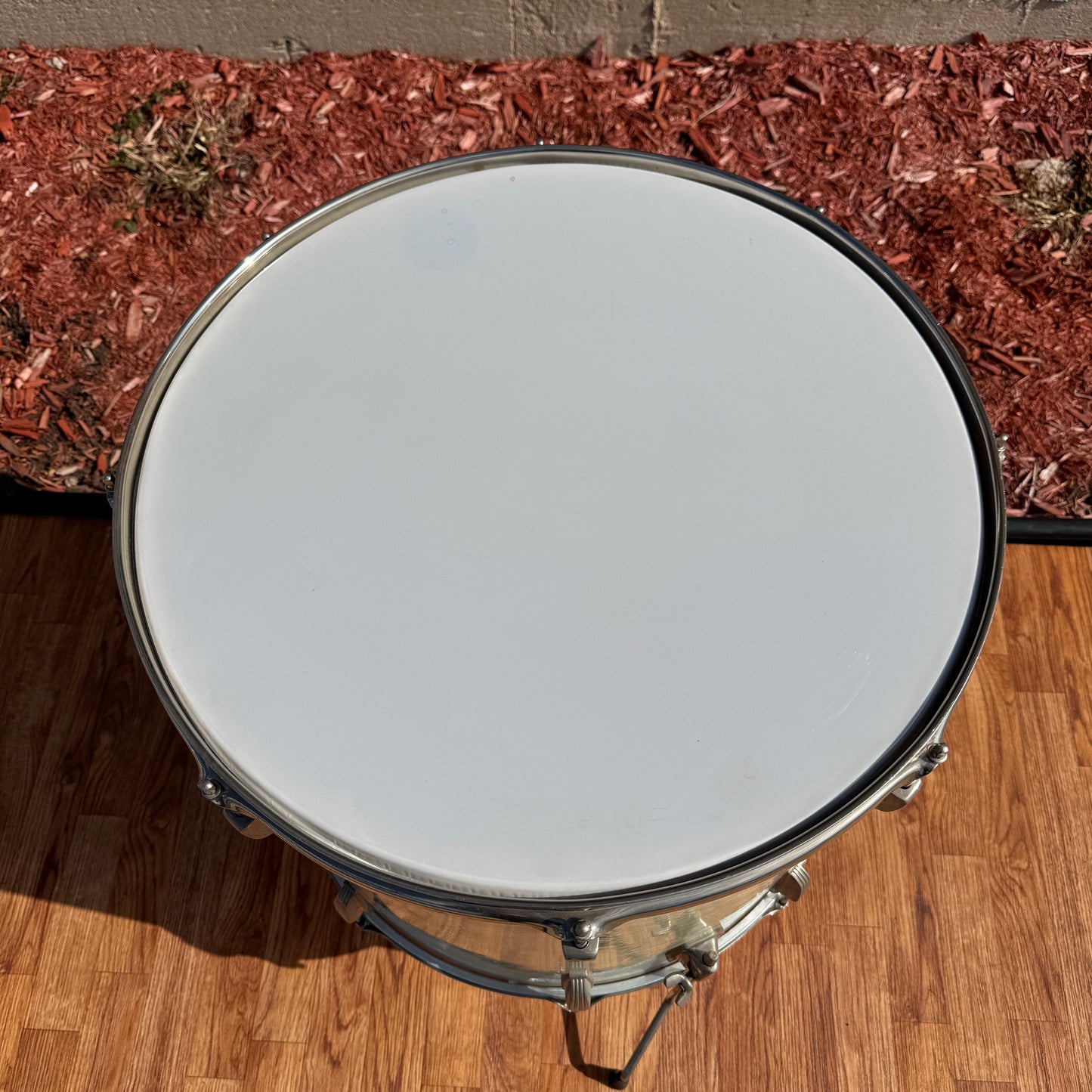 Early 1960's Ludwig Pre-Serial Super Classic 18x20 Floor Tom White Marine Pearl