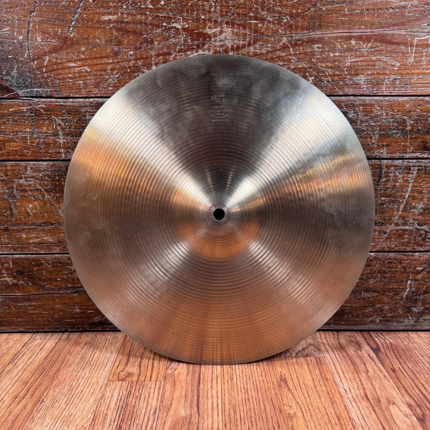 14" Zildjian A 1977-82 New Beat Bottom Hi-Hat Single Cymbal 1382g