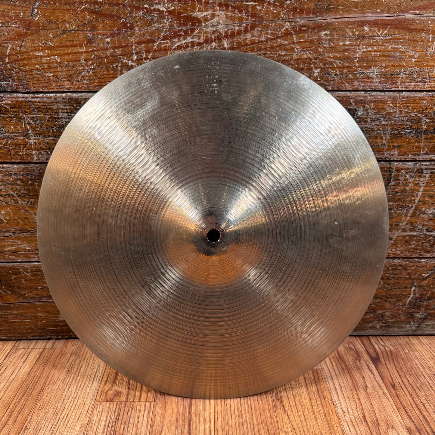 14" Zildjian A 1977-82 New Beat Bottom Hi-Hat Single Cymbal 1370g
