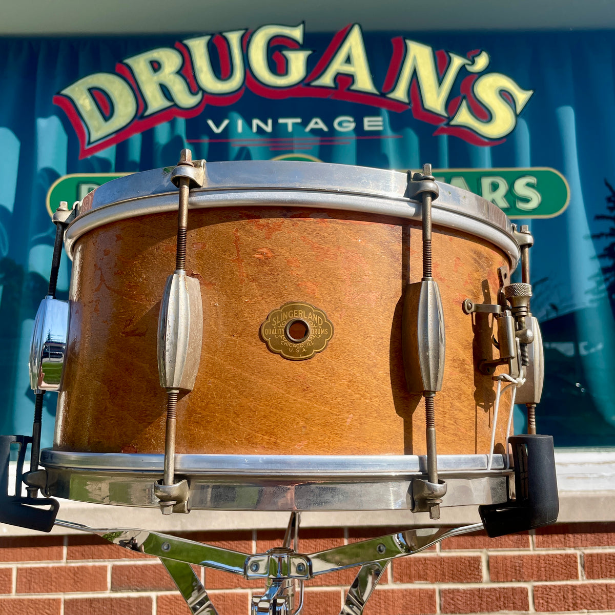 1940s Slingerland No. 157 Student Model Radio King 3-Ply 7x14 Snare Drum