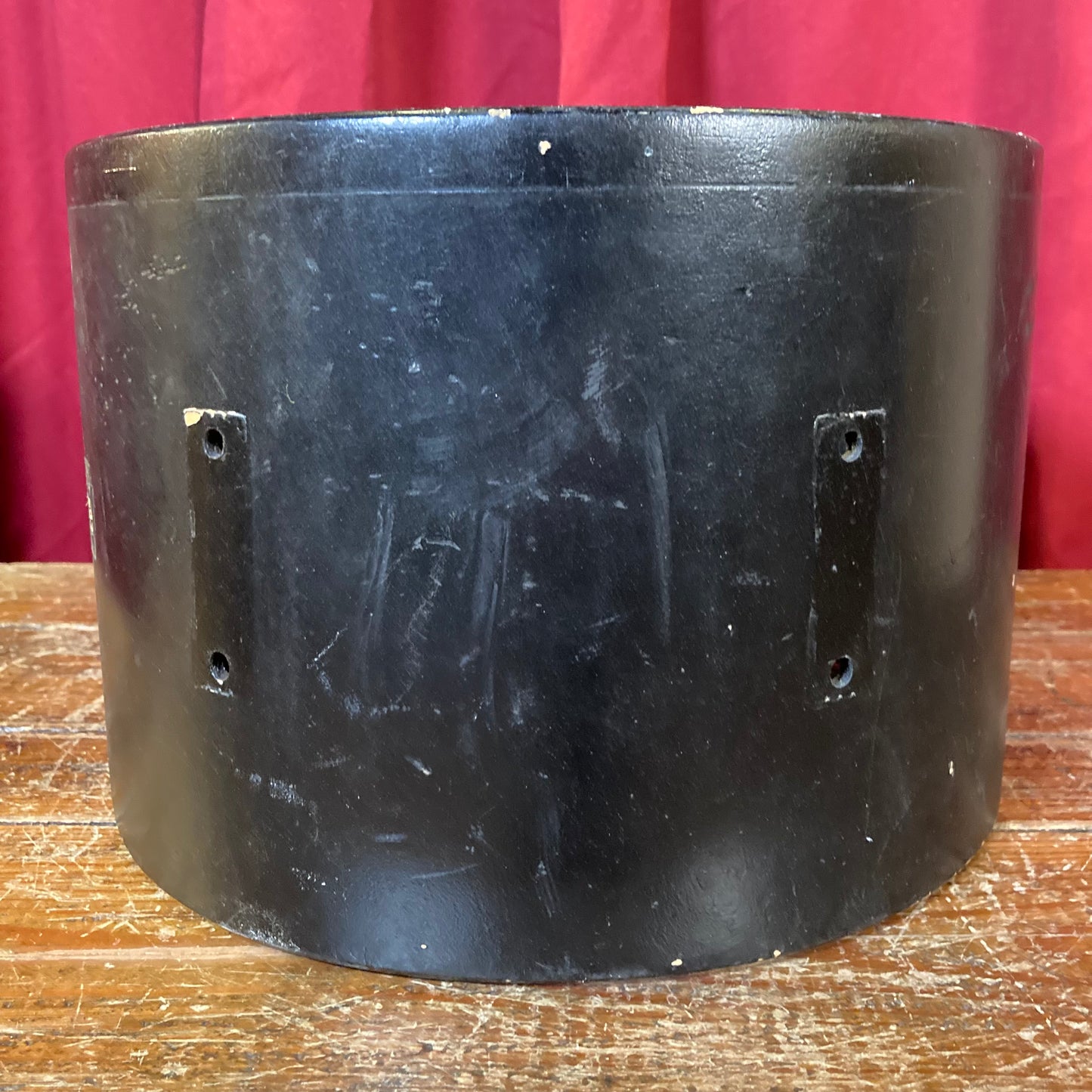 1960s Ludwig 8x12 Club Date Tom Drum Shell Project Black