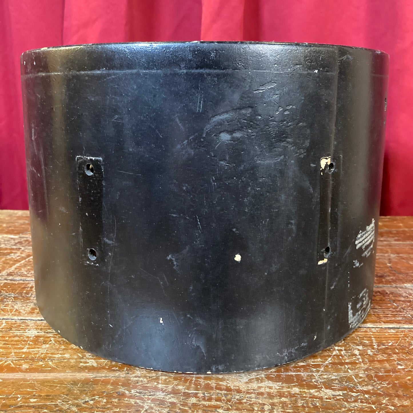 1960s Ludwig 8x12 Club Date Tom Drum Shell Project Black