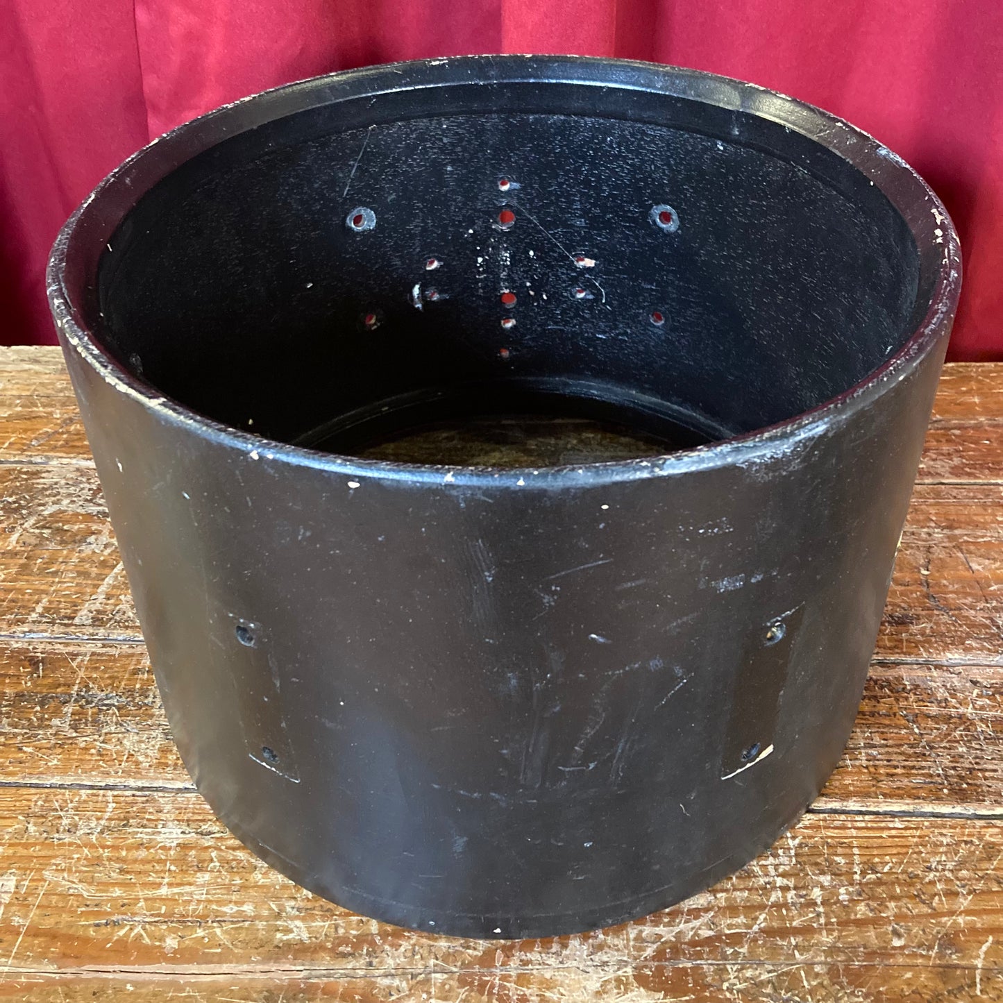 1960s Ludwig 8x12 Club Date Tom Drum Shell Project Black