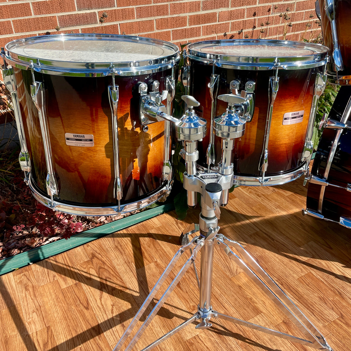 1994 Yamaha MIJ Recording Custom 5pc Birch Drum Set Antique Burst 22/10/12/14/16