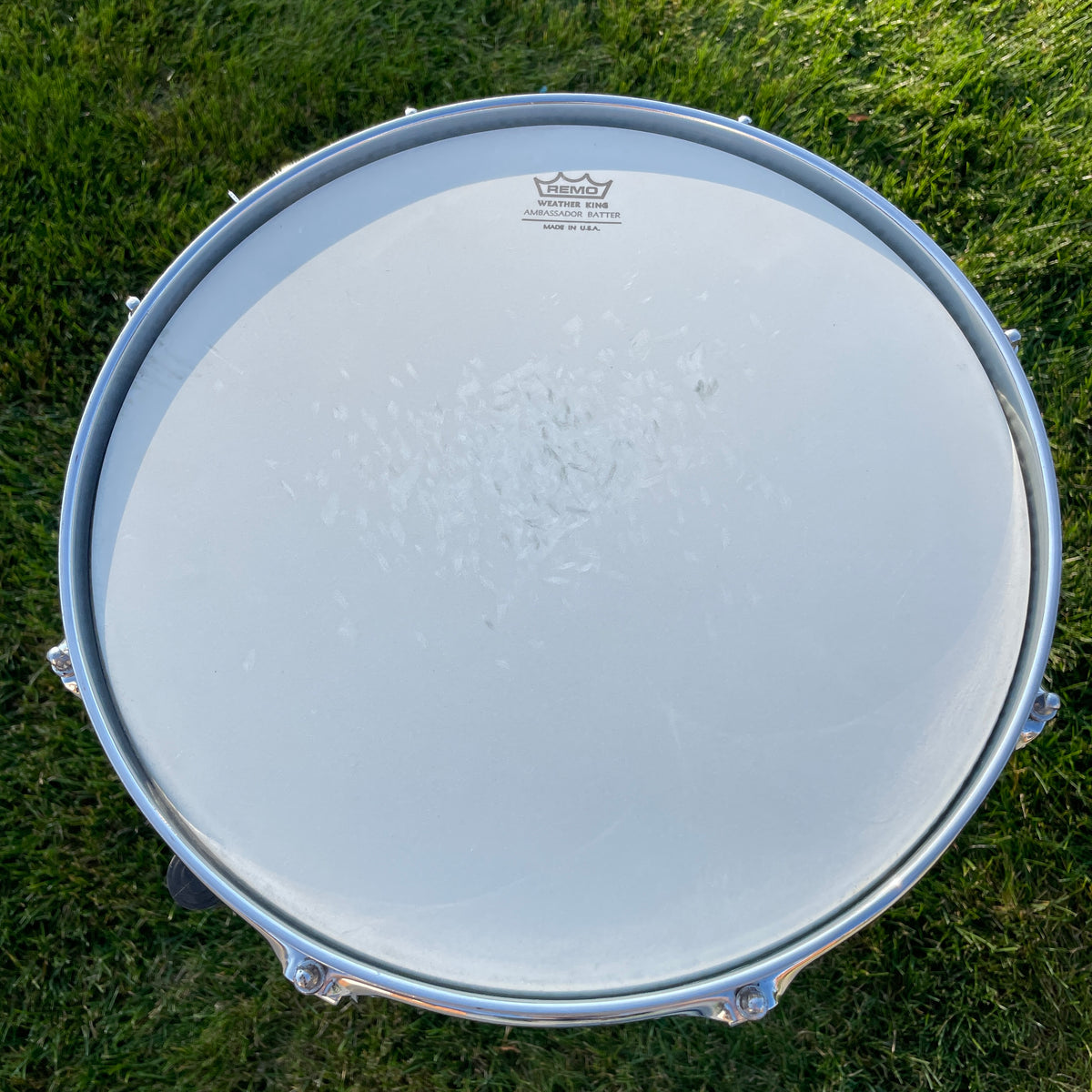 1960s Ludwig Acrolite No. 404 5x14 Snare Drum COB Brass Hoops