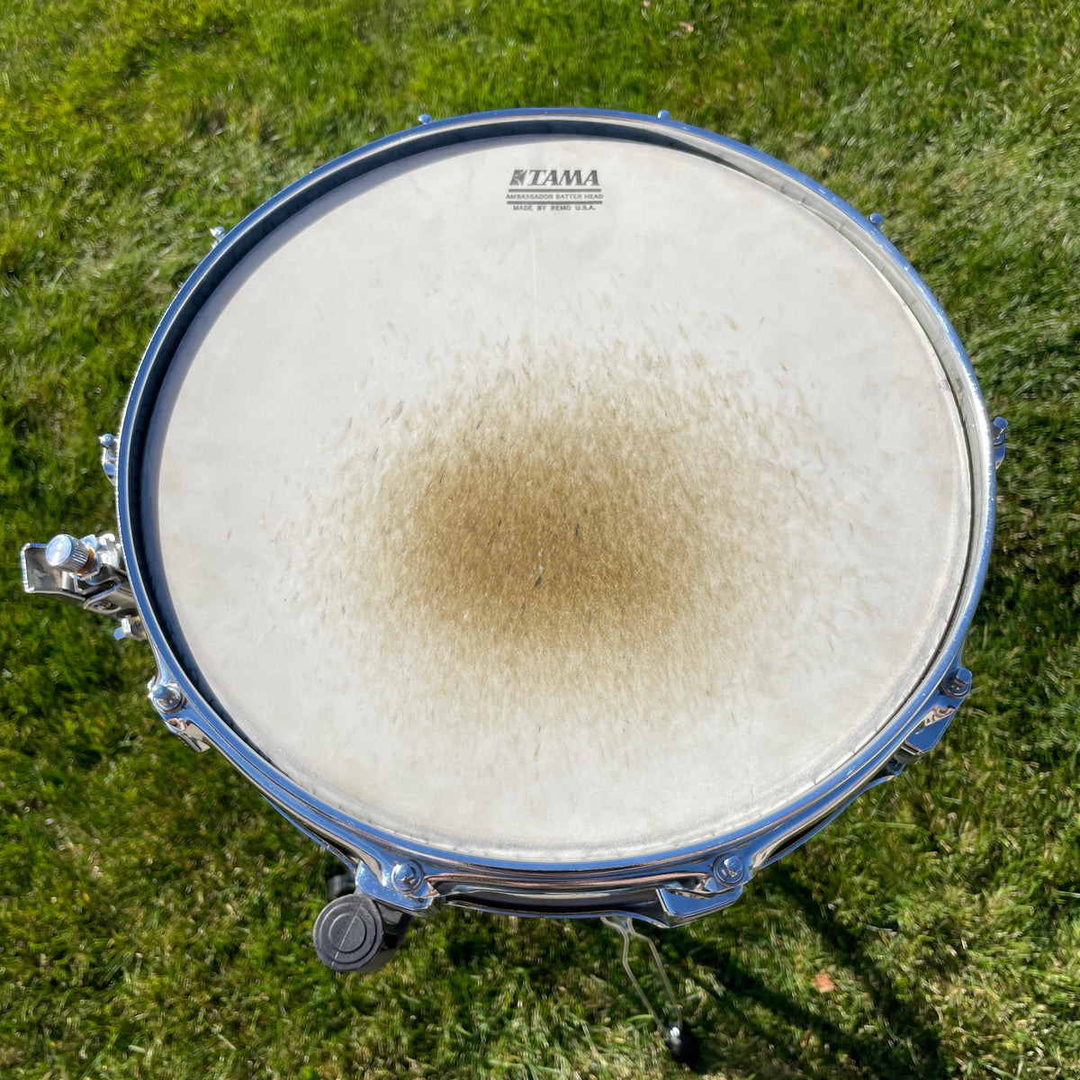 1990s Tama 3.5x14 Brass Piccolo Snare Drum PM343 MIJ