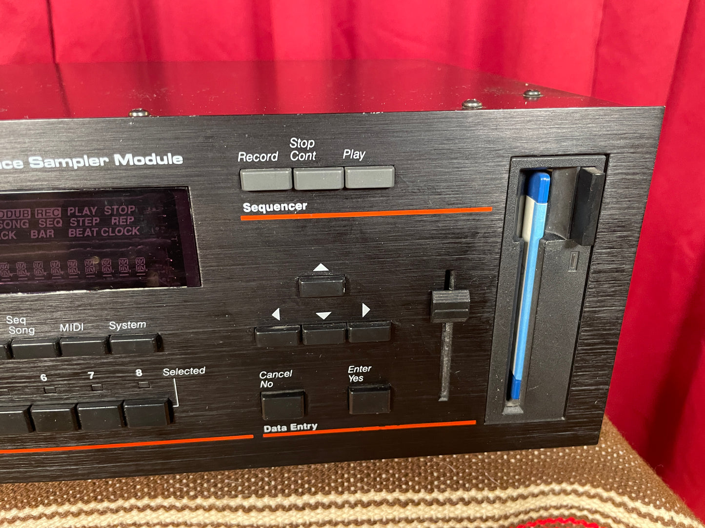 Ensoniq EPS-M Sampler Module Sample Rack