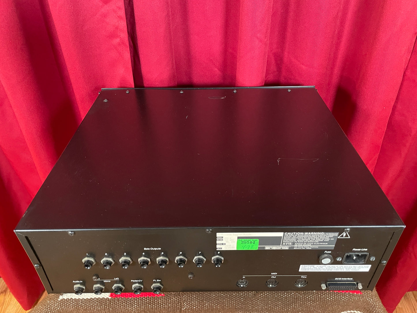 Ensoniq EPS-M Sampler Module Sample Rack