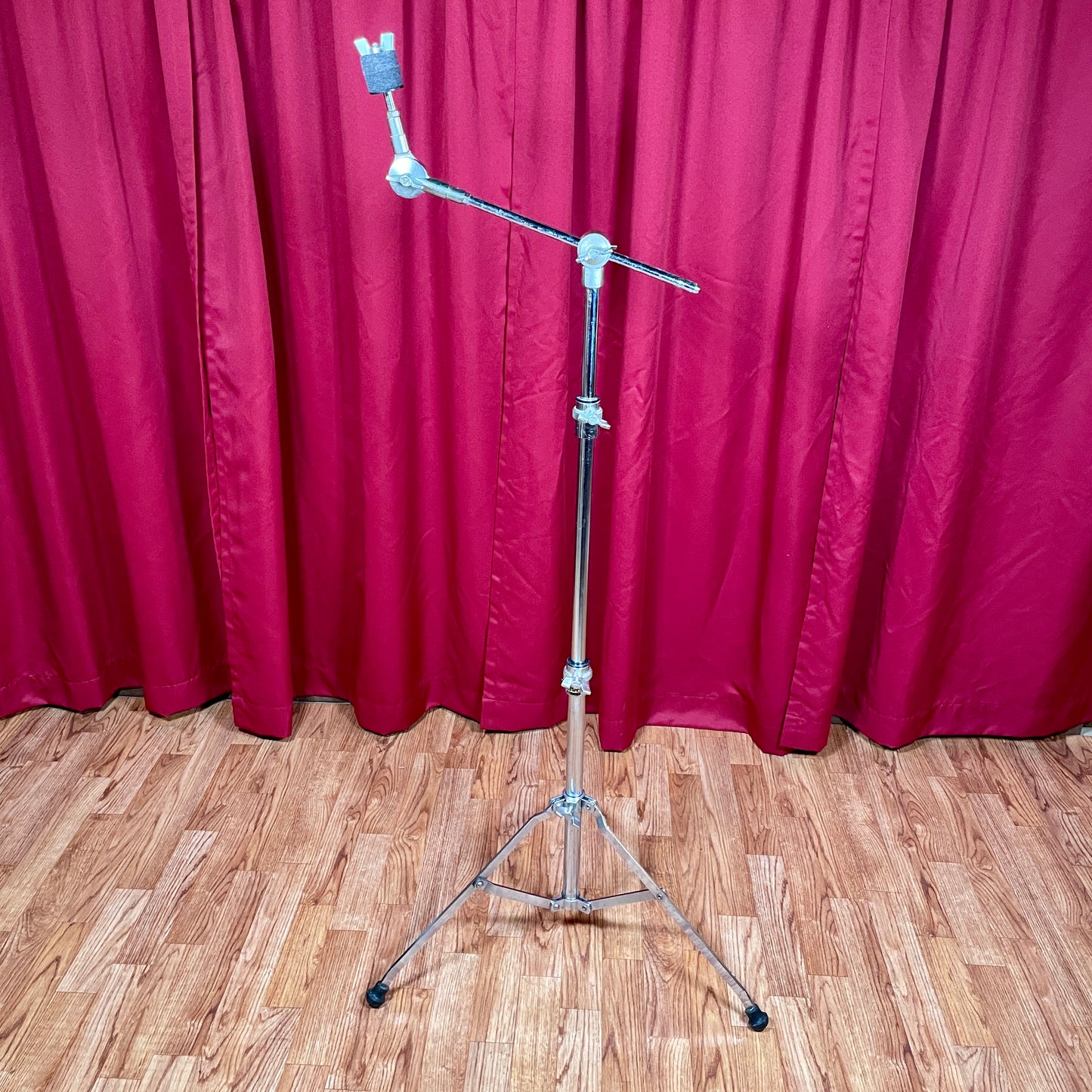 1970s Yamaha CS-702 Single Braced Boom Cymbal Stand Gold Label MIJ #2