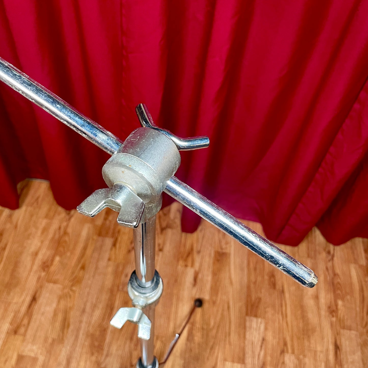 1970s Yamaha CS-702 Single Braced Boom Cymbal Stand Gold Label MIJ #2