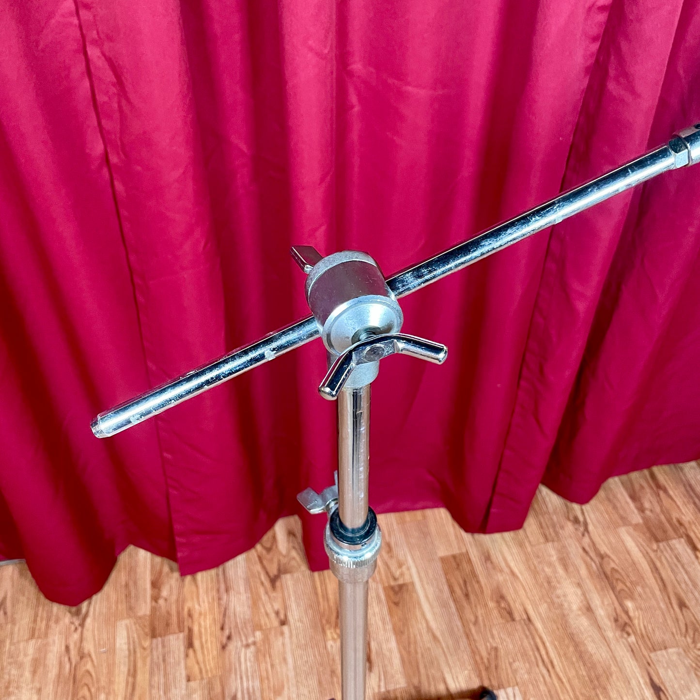 1970s Yamaha CS-702 Single Braced Boom Cymbal Stand Gold Label MIJ #2