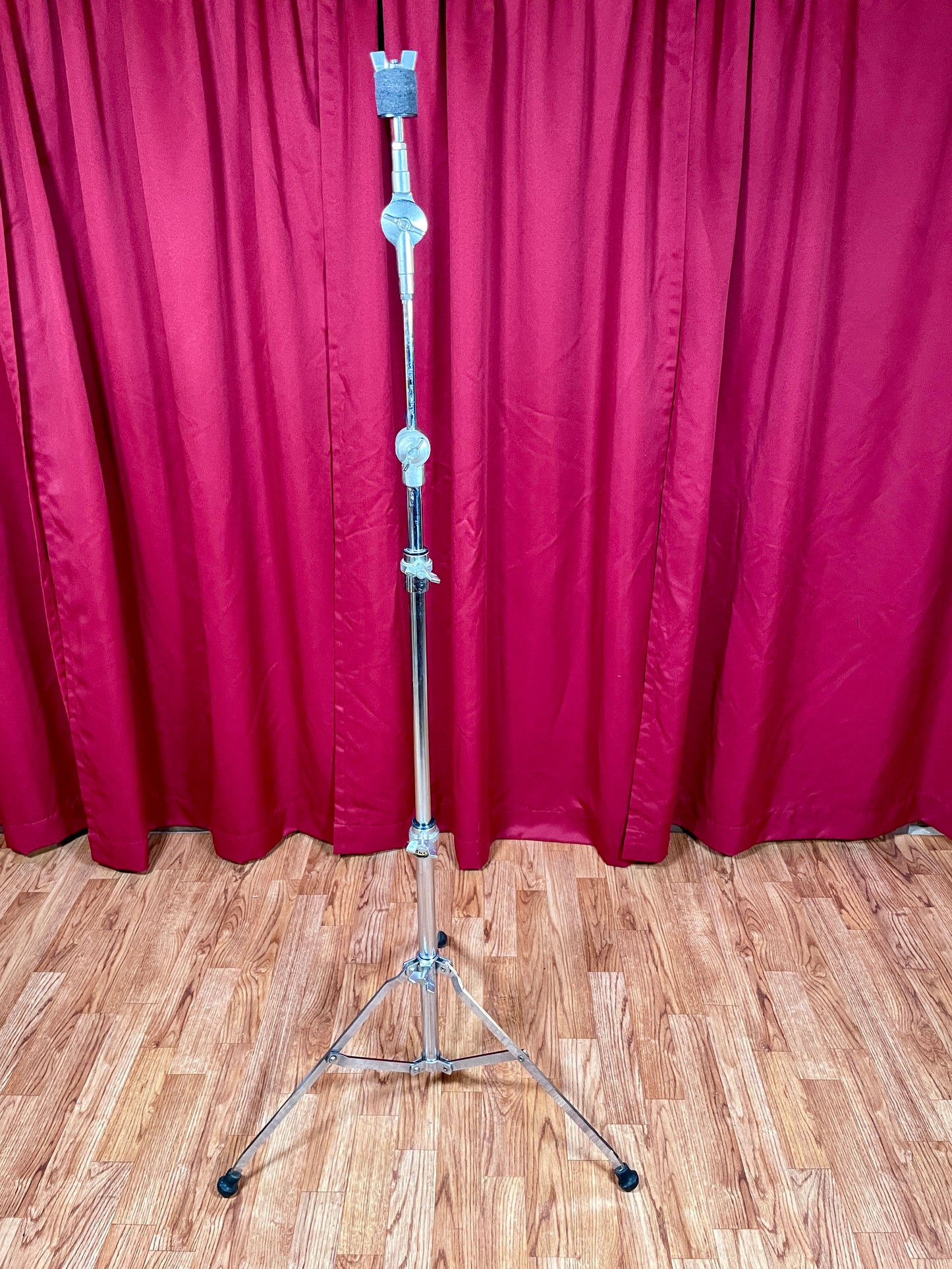 1970s Yamaha CS-702 Single Braced Boom Cymbal Stand Gold Label MIJ #2