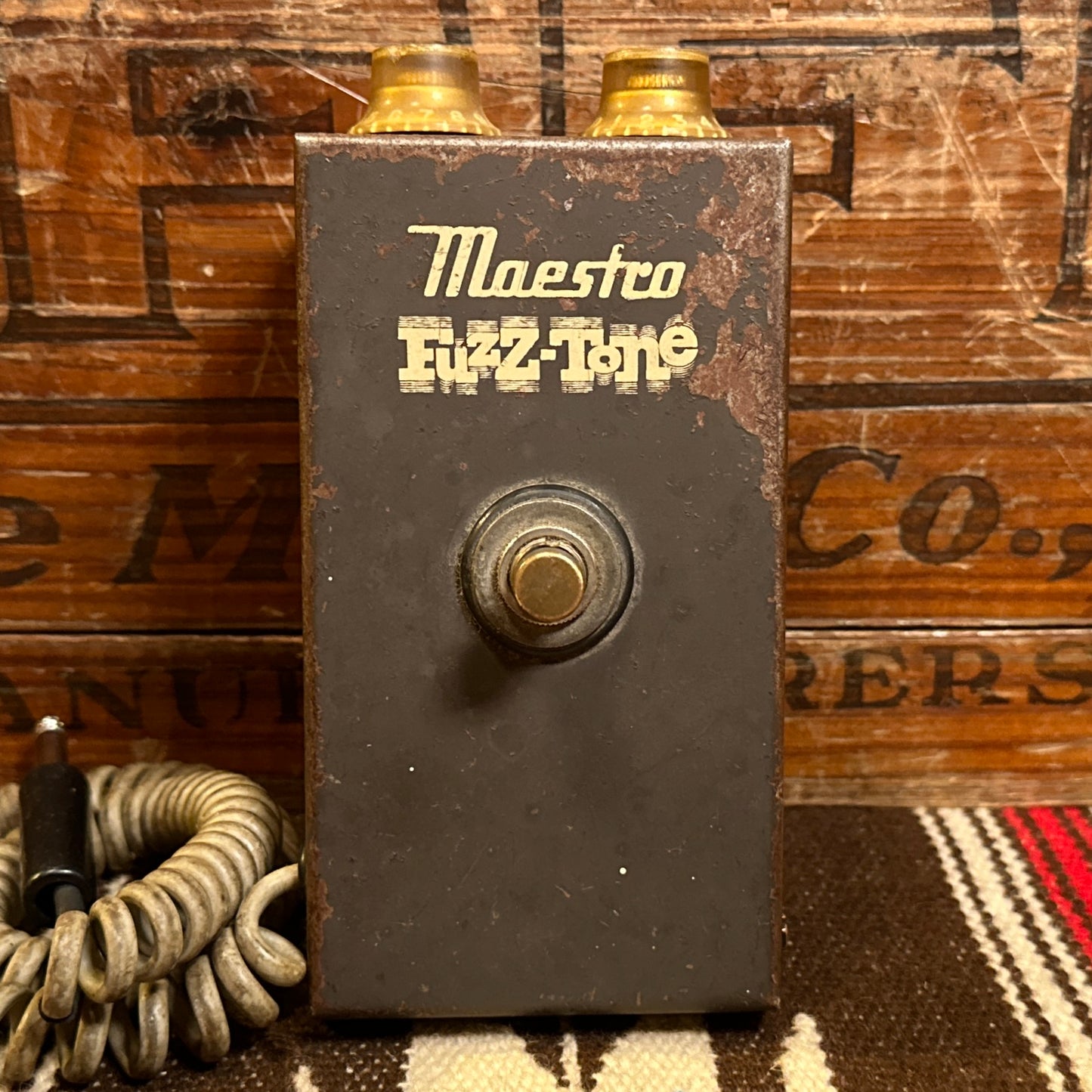 Vintage 1968 Maestro Gibson FZ-1A Fuzz-Tone Pedal