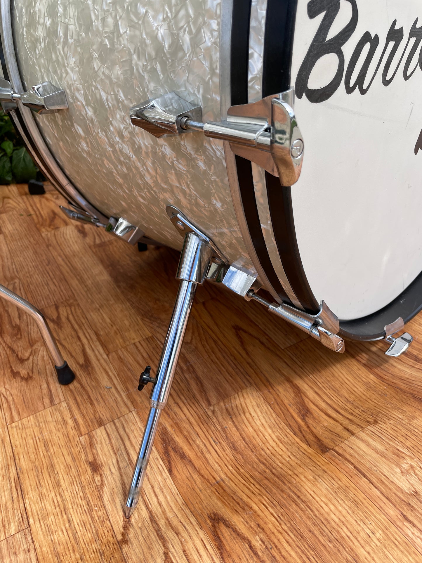 Barrett Deems Corder Fibes Drum Set White Marine Pearl w/Snare/Canister/BD Zildjian Cymbals