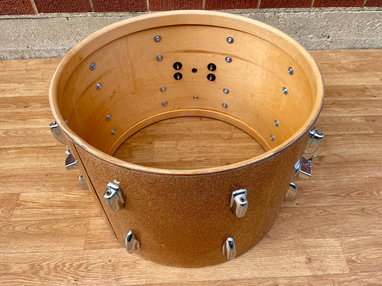 1960s Slingerland 14x20 Bass Drum Champagne Sparkle