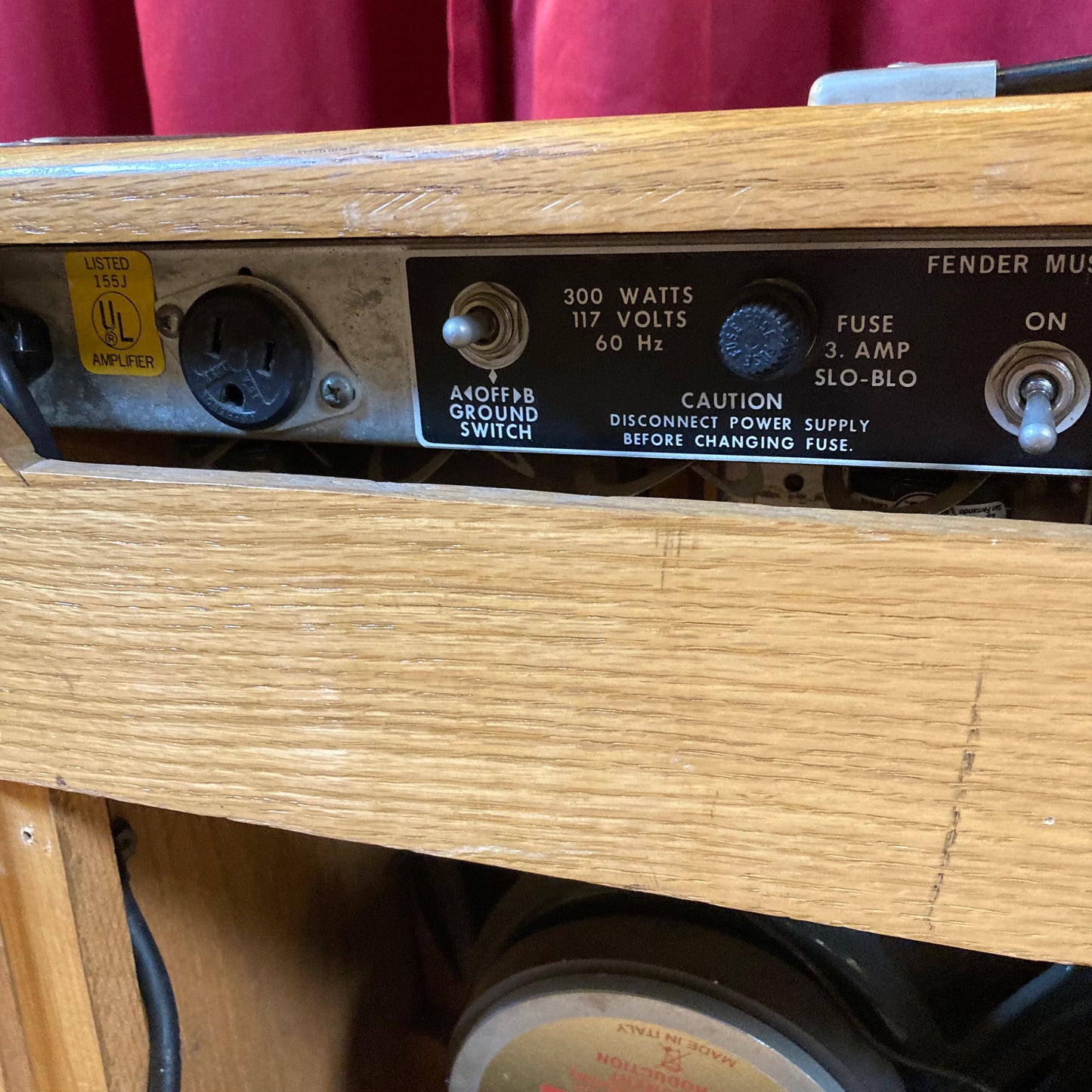 1970s Fender Silverface Twin Reverb Combo Amplifier Modded