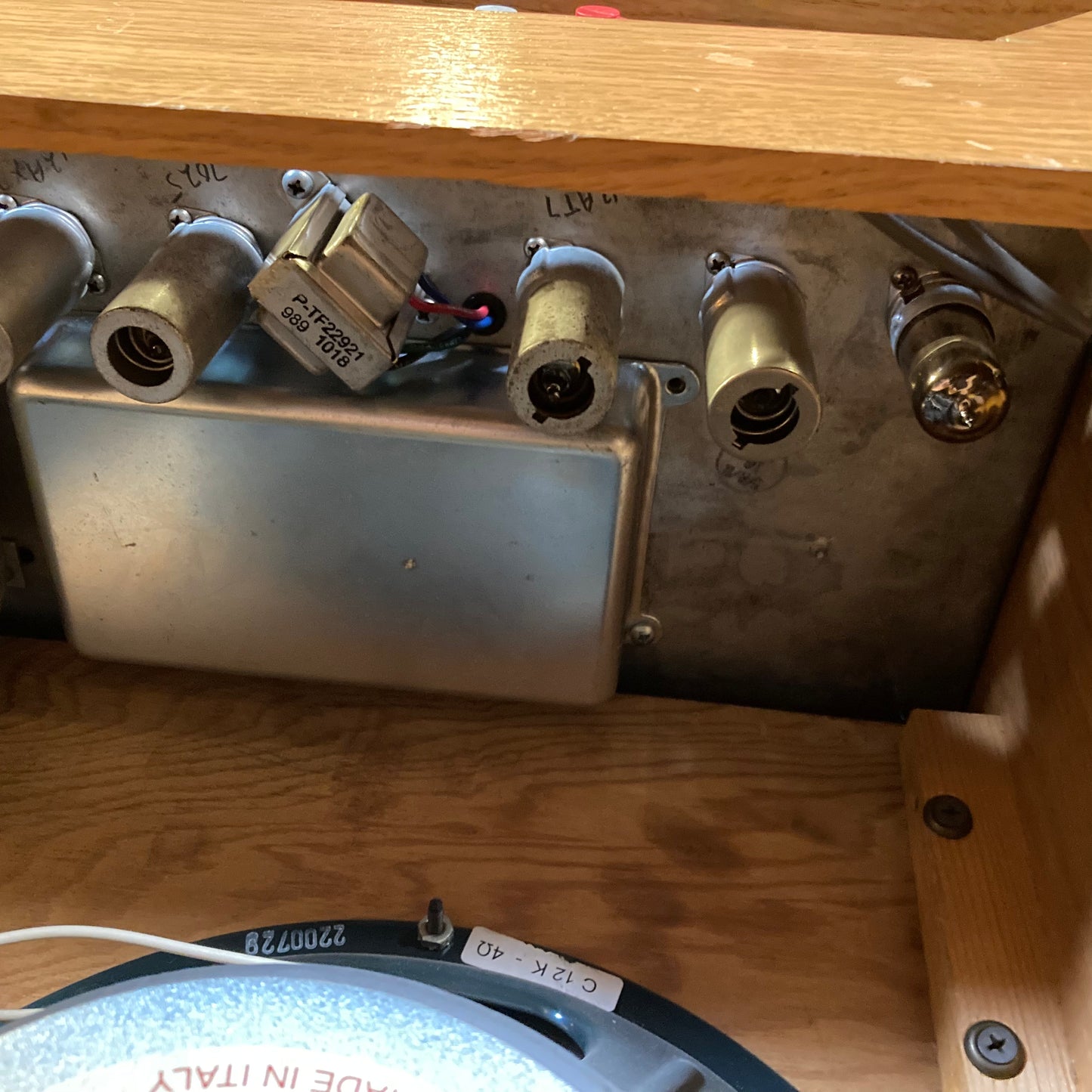 1970s Fender Silverface Twin Reverb Combo Amplifier Modded