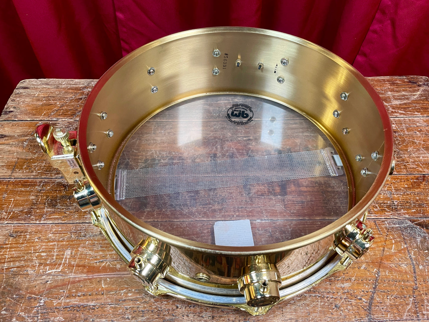 2000 Drum Workshop Collector's Series 5x14 Brass Snare w/ Brass Hardware DW