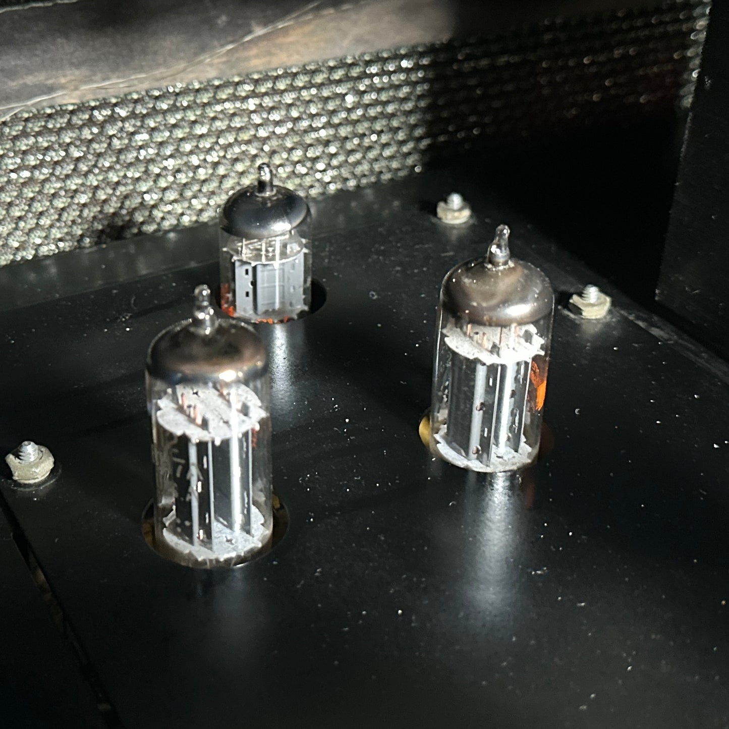 1976 Ampeg SVT Black Curved Line 300 Watt Bass Amplifier Head