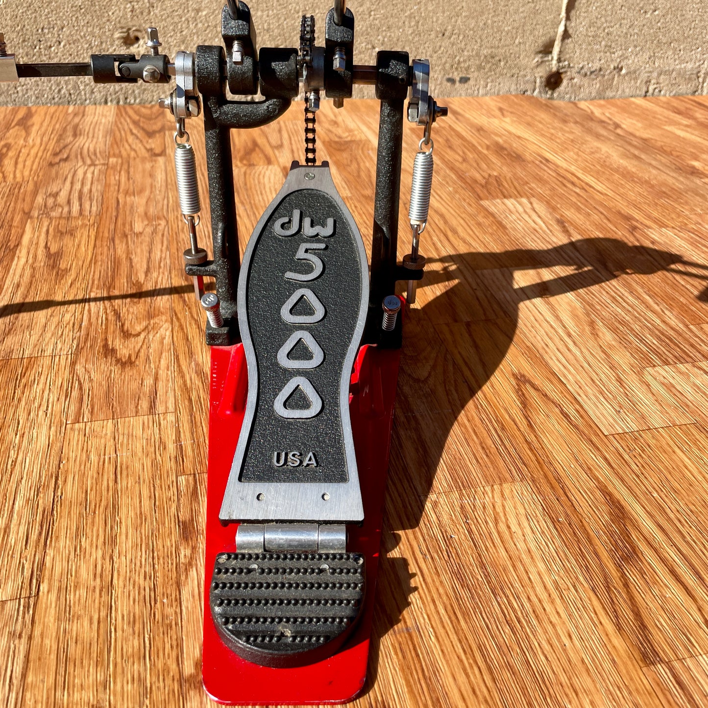 DW 5000 Series Single Chain Accelerator Double Bass Pedal Drum Workshop DWCP5002AH