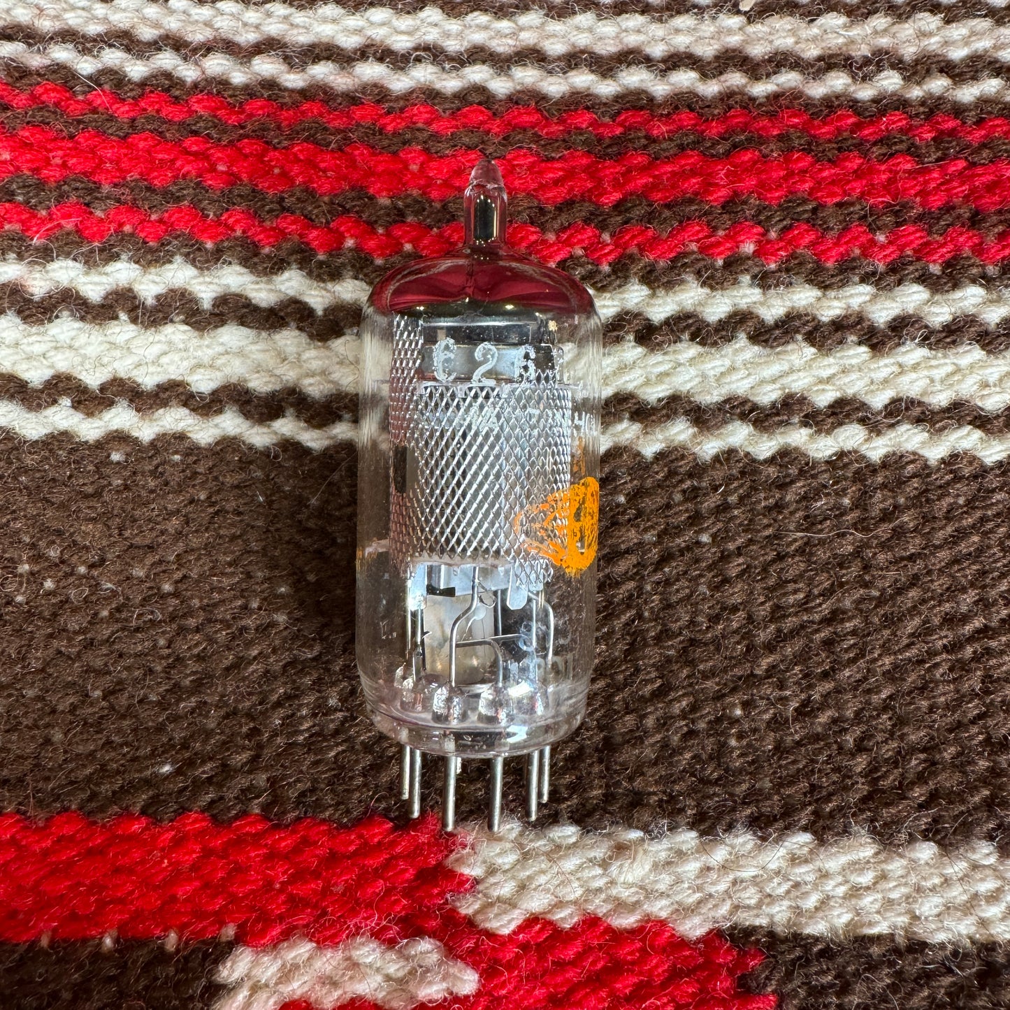 Vintage Amperex EF86 / 6267 Amplifier Preamp Tube Mesh Plate #177