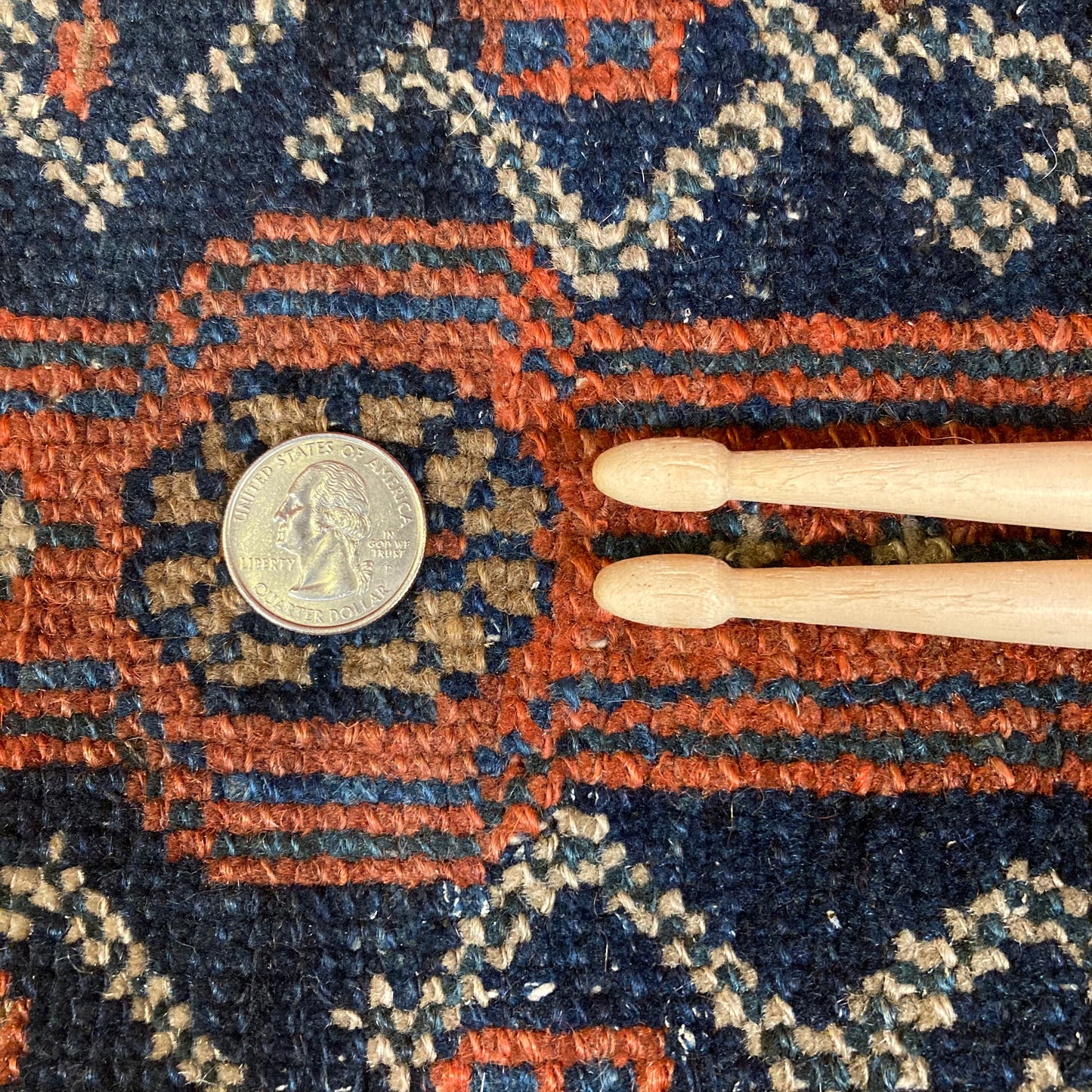 1960s Gretsch 7D Mel Lewis Model Wood Tip Drum Sticks w/ Original Bag NOS