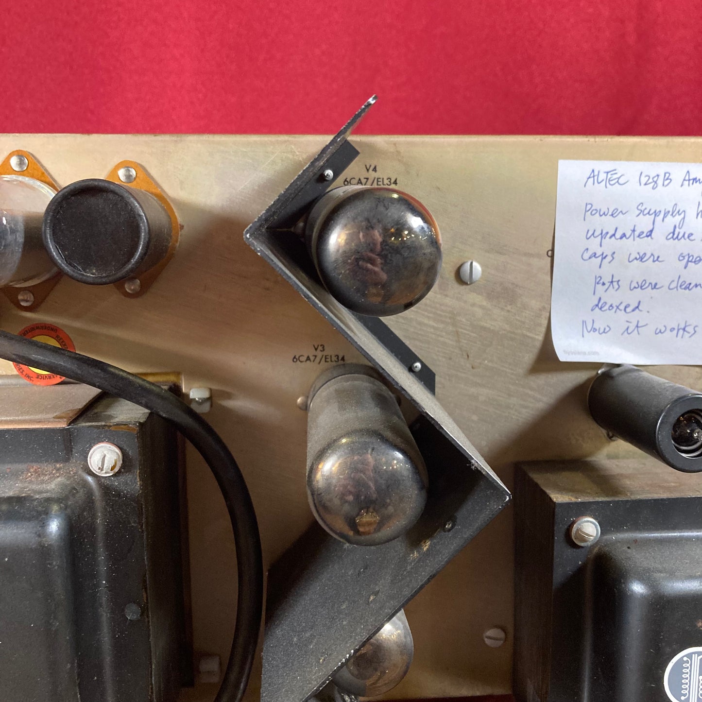 Vintage Altec Lansing 128B Thermeguard Mono Tube Power Amplifier