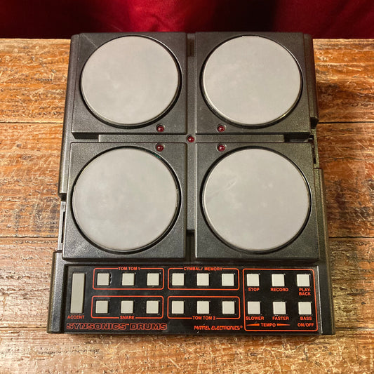 1980s Mattel Synsonics Drums Analog Drum Machine w/ Original Box