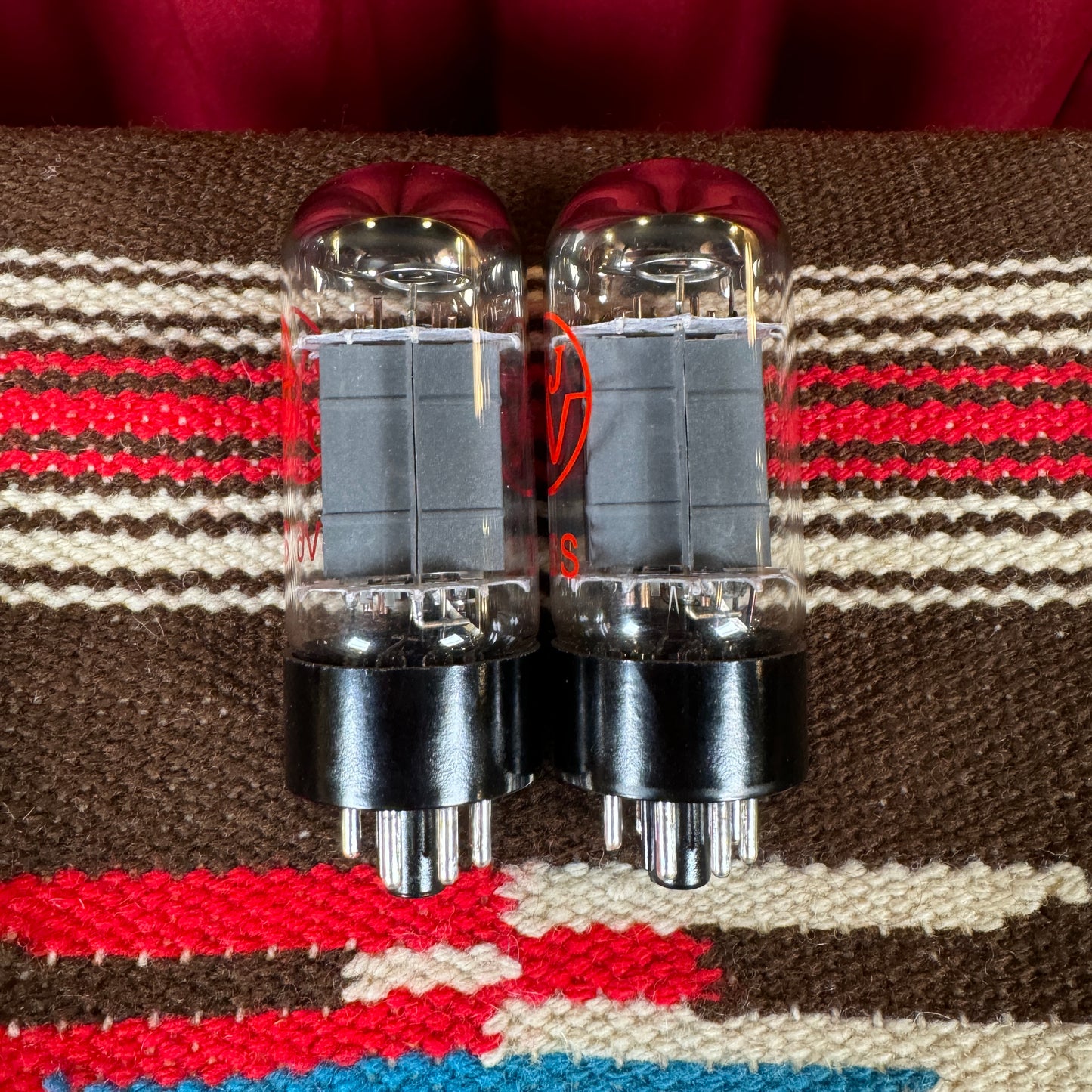 JJ Electronic 6V6S Pair Amplifier Power Tubes Duet #191