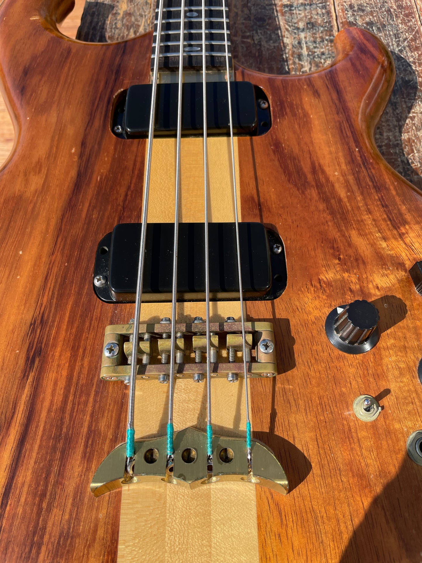 1982 Alembic Spoiler Bass Guitar w/ Hardshell Case