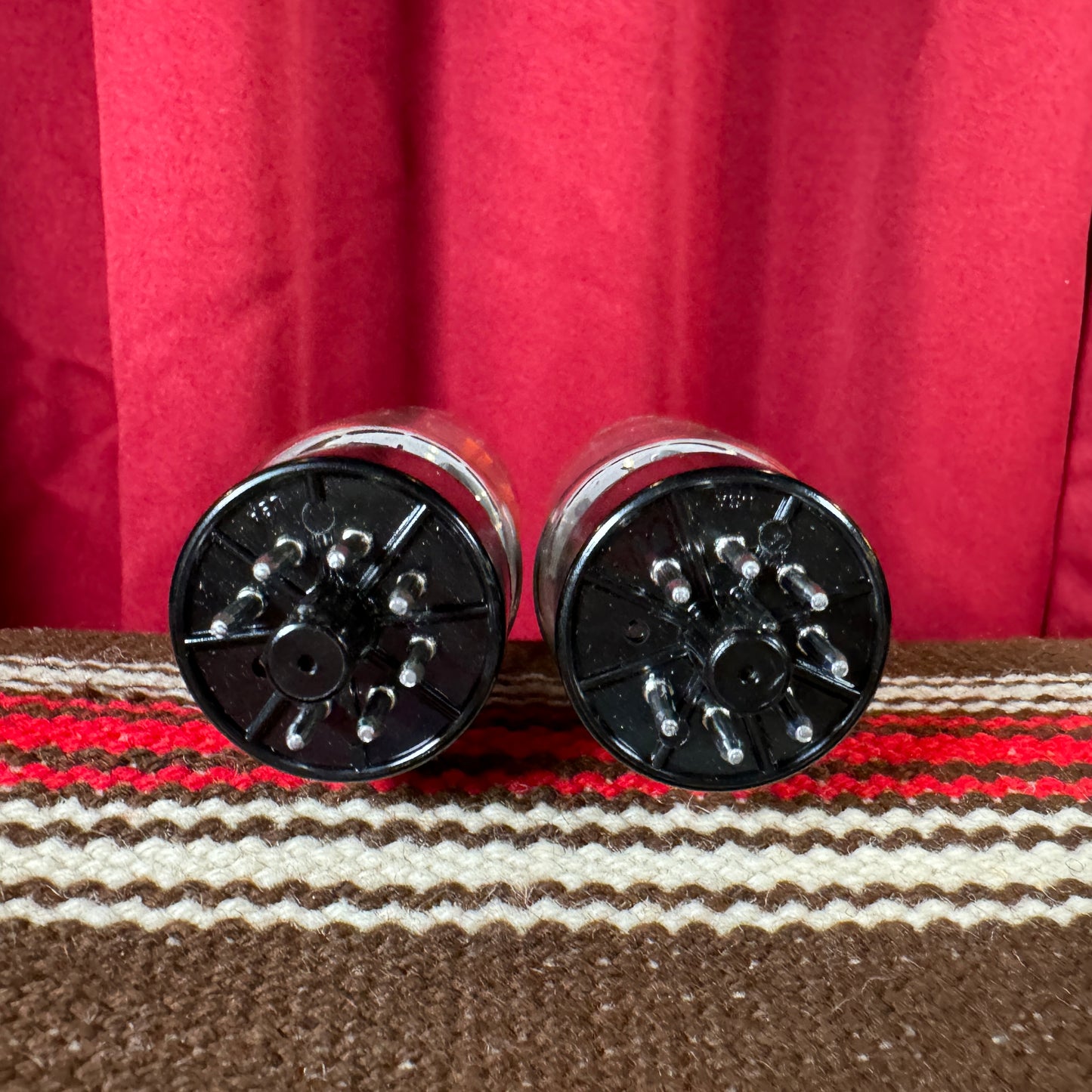 Vintage RCA 6CA7 / EL34 Amplifier Power Tubes Duet Pair #190