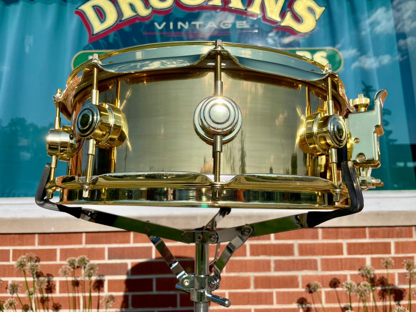 2000 Drum Workshop Collector's Series 5x14 Brass Snare w/ Brass Hardware DW