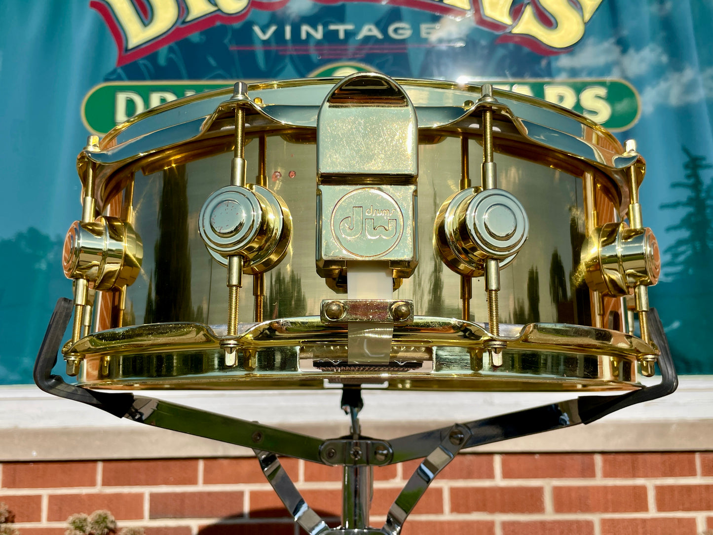 2000 Drum Workshop Collector's Series 5x14 Brass Snare w/ Brass Hardware DW