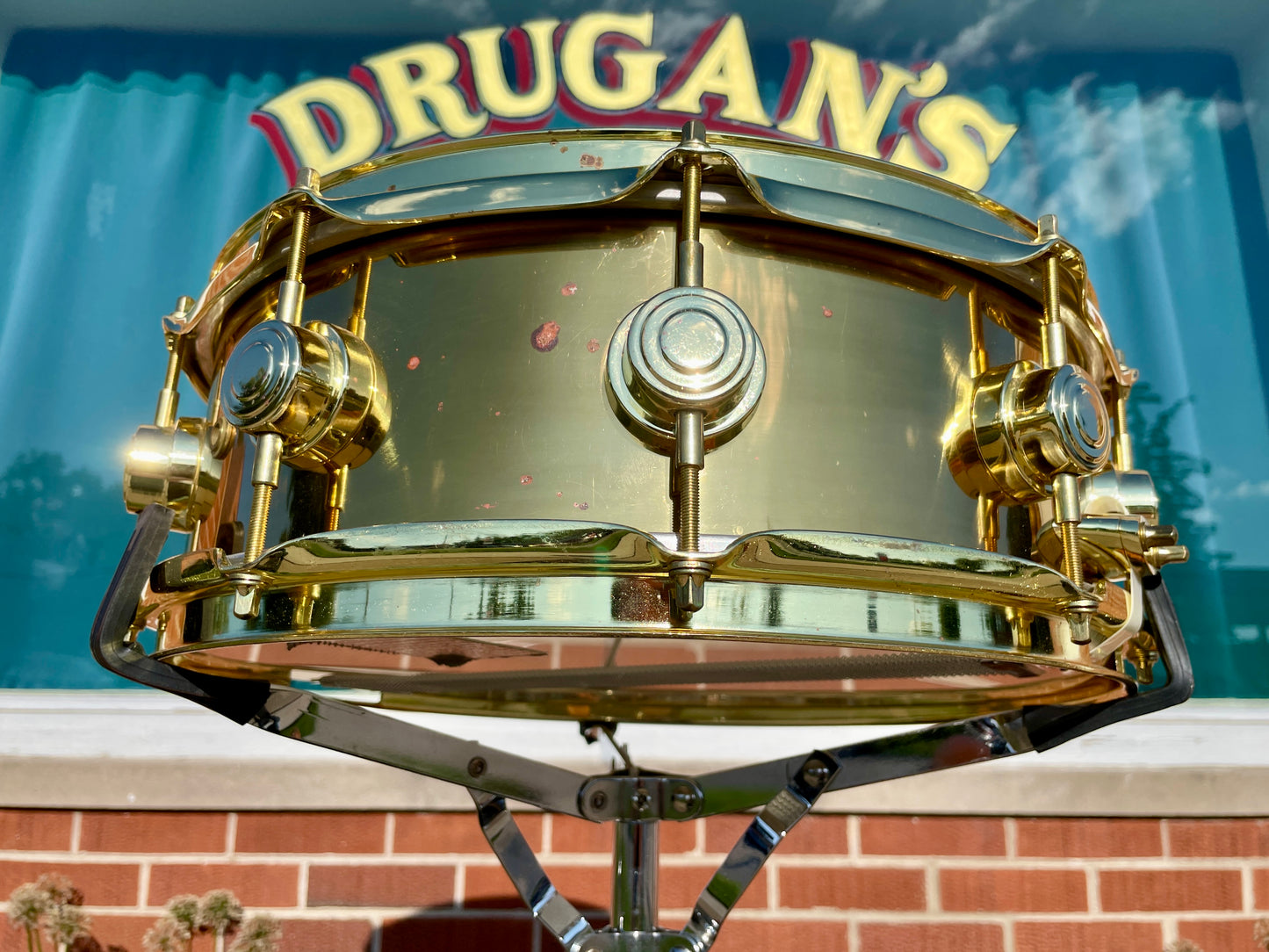 2000 Drum Workshop Collector's Series 5x14 Brass Snare w/ Brass Hardware DW