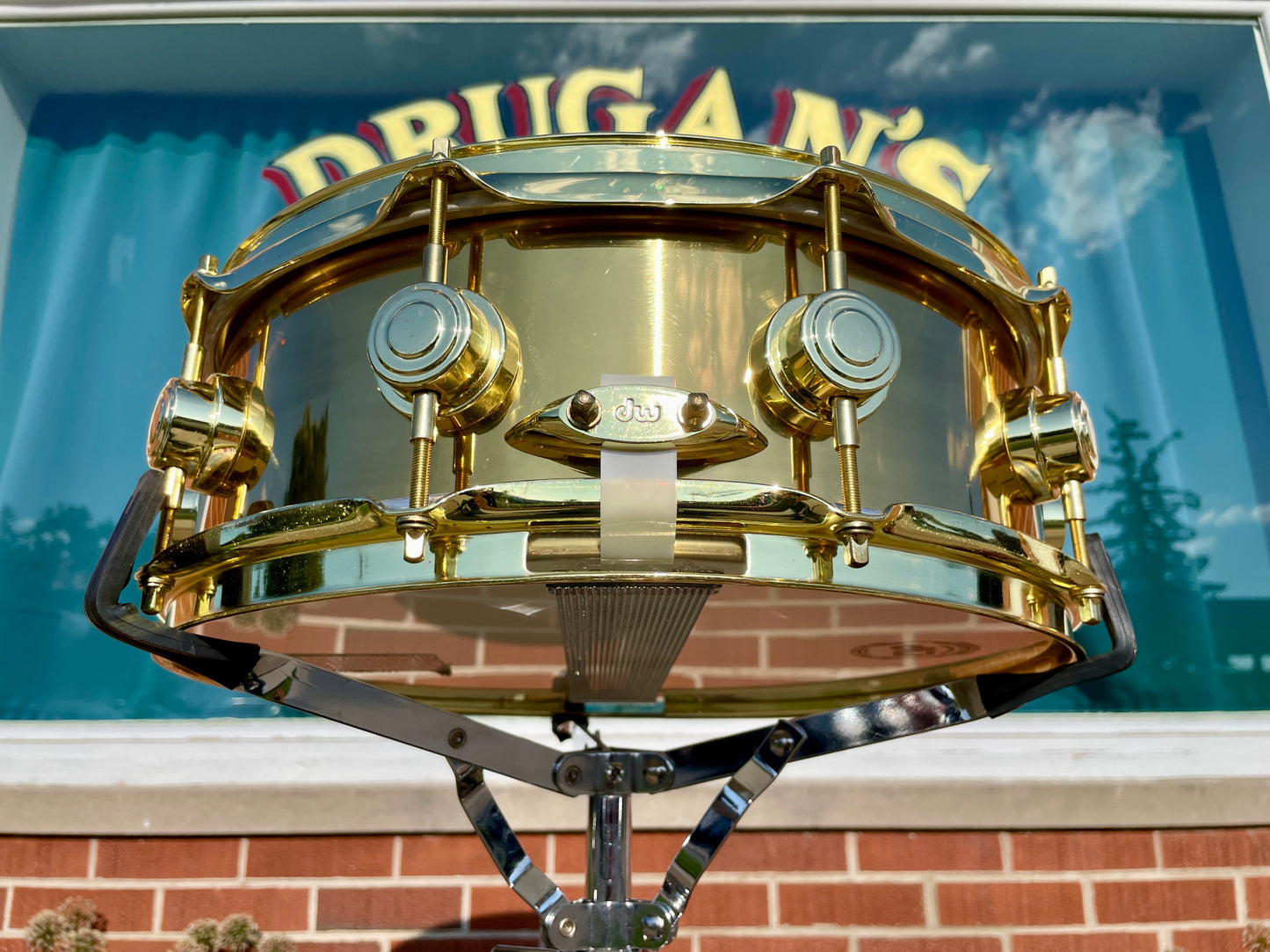 2000 Drum Workshop Collector's Series 5x14 Brass Snare w/ Brass Hardware DW